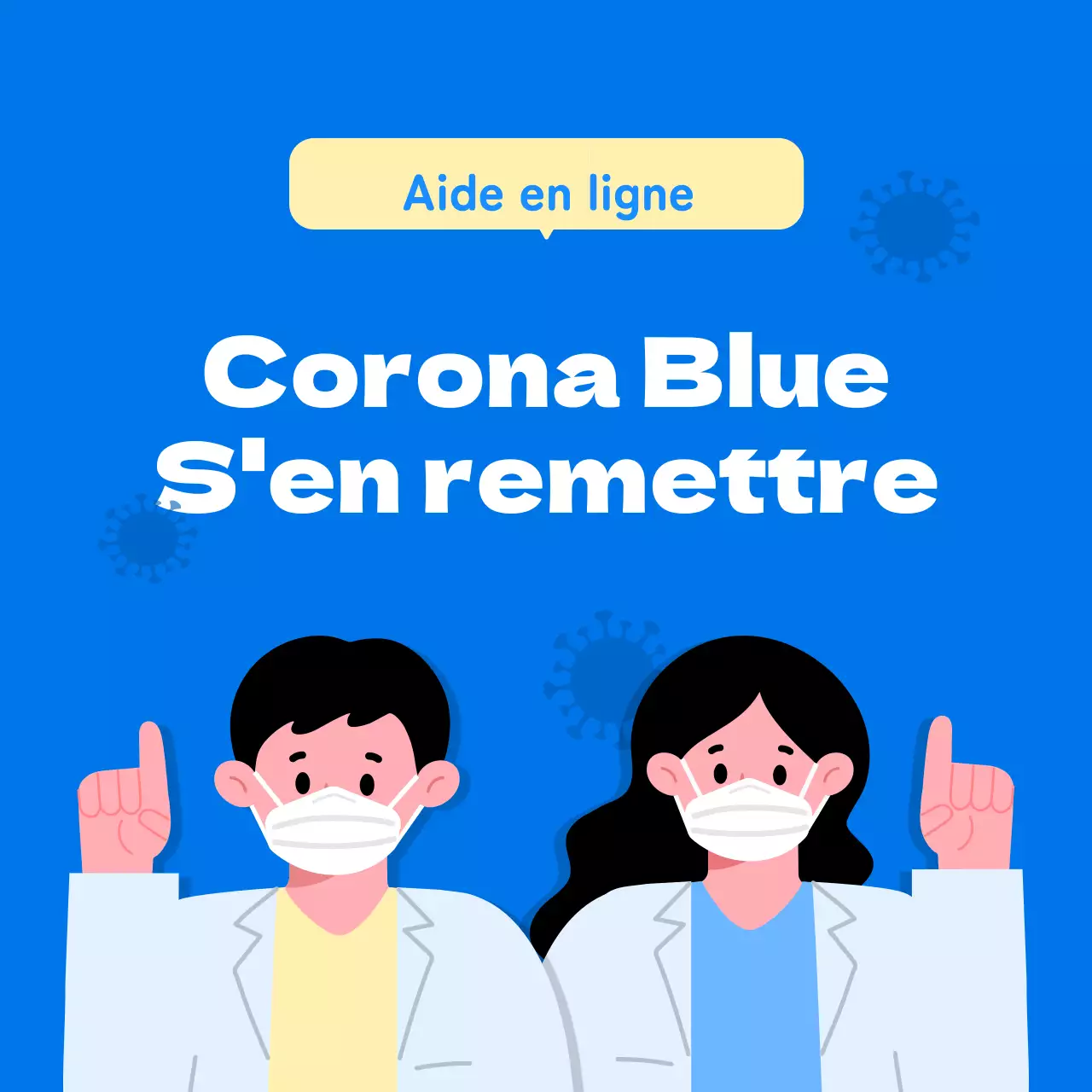 Corona Blue avec thème de chat bleu