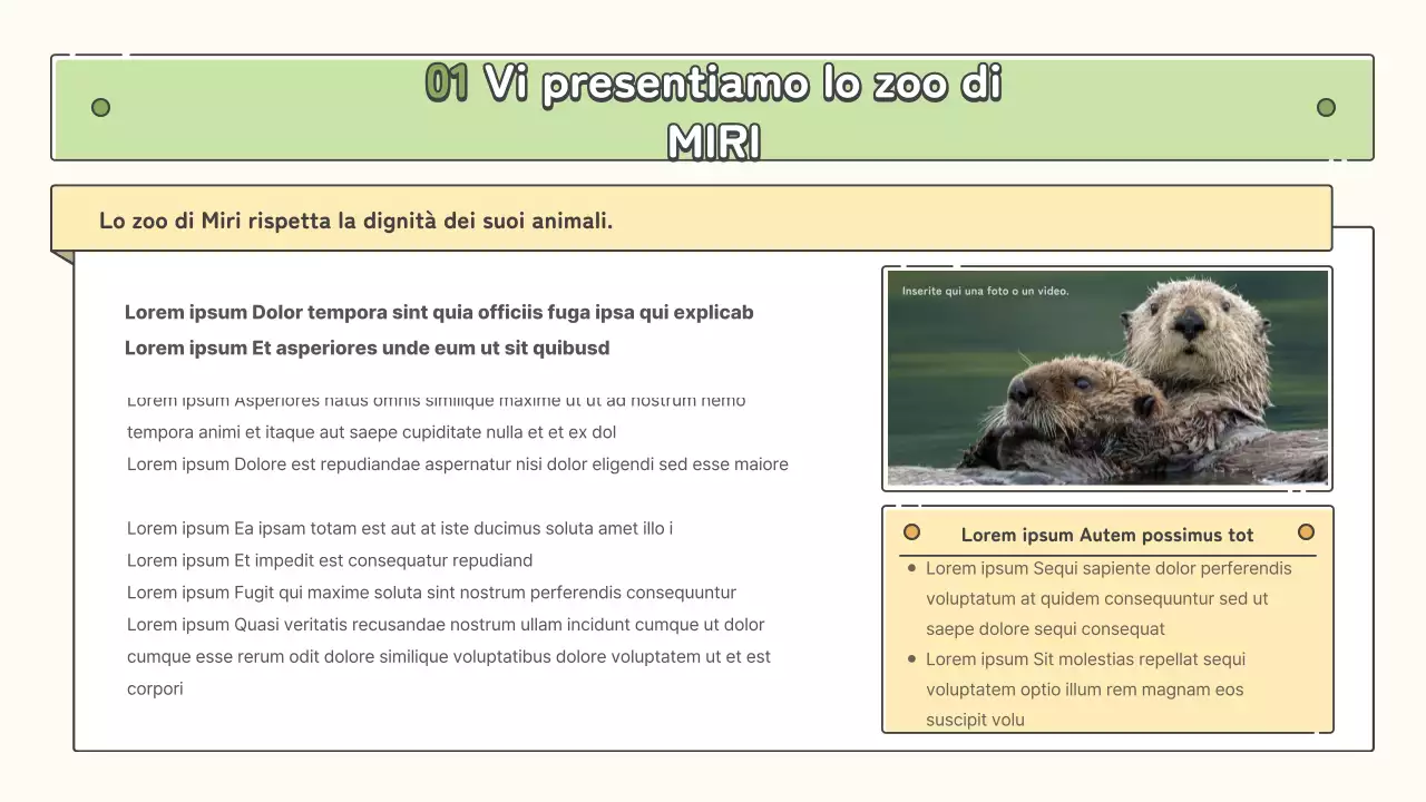 Materiale didattico dello zoo in tonalità pastello di giallo, chartreuse e blu chiaro
