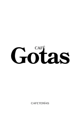 Bolsa sencilla de cordón de café con una palabra sencilla