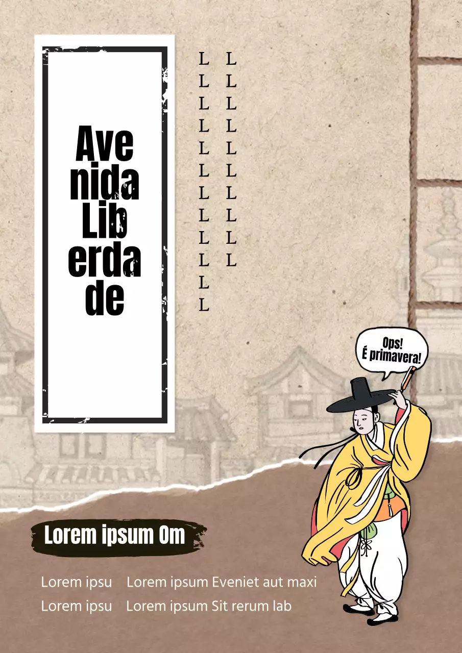 Evento de Yipchun Daegil com um conceito de livro à moda antiga