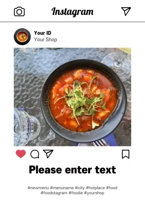 Red Trendy Food Promotion Poster