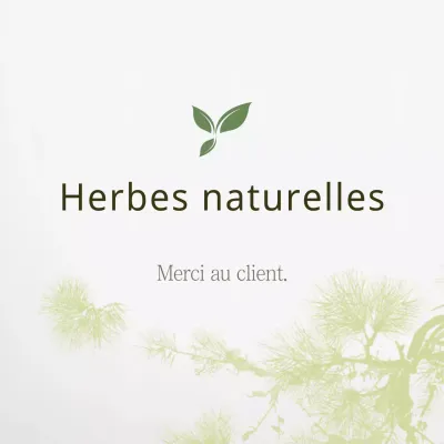 Herbes naturelles