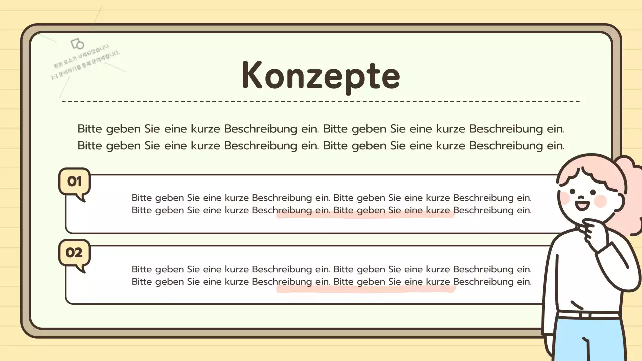 Pastellfarbene Kreidetafel mit niedlichen Illustrationen für das Klassenzimmer