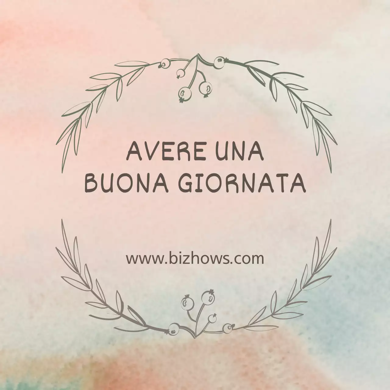 BUONA GIORNATA
