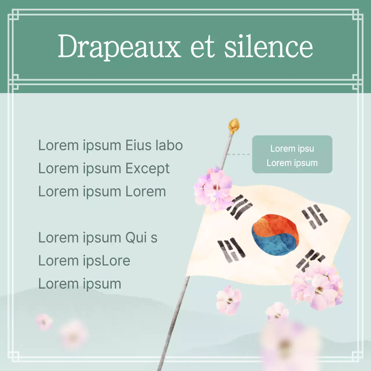 Le drapeau du jour du souvenir