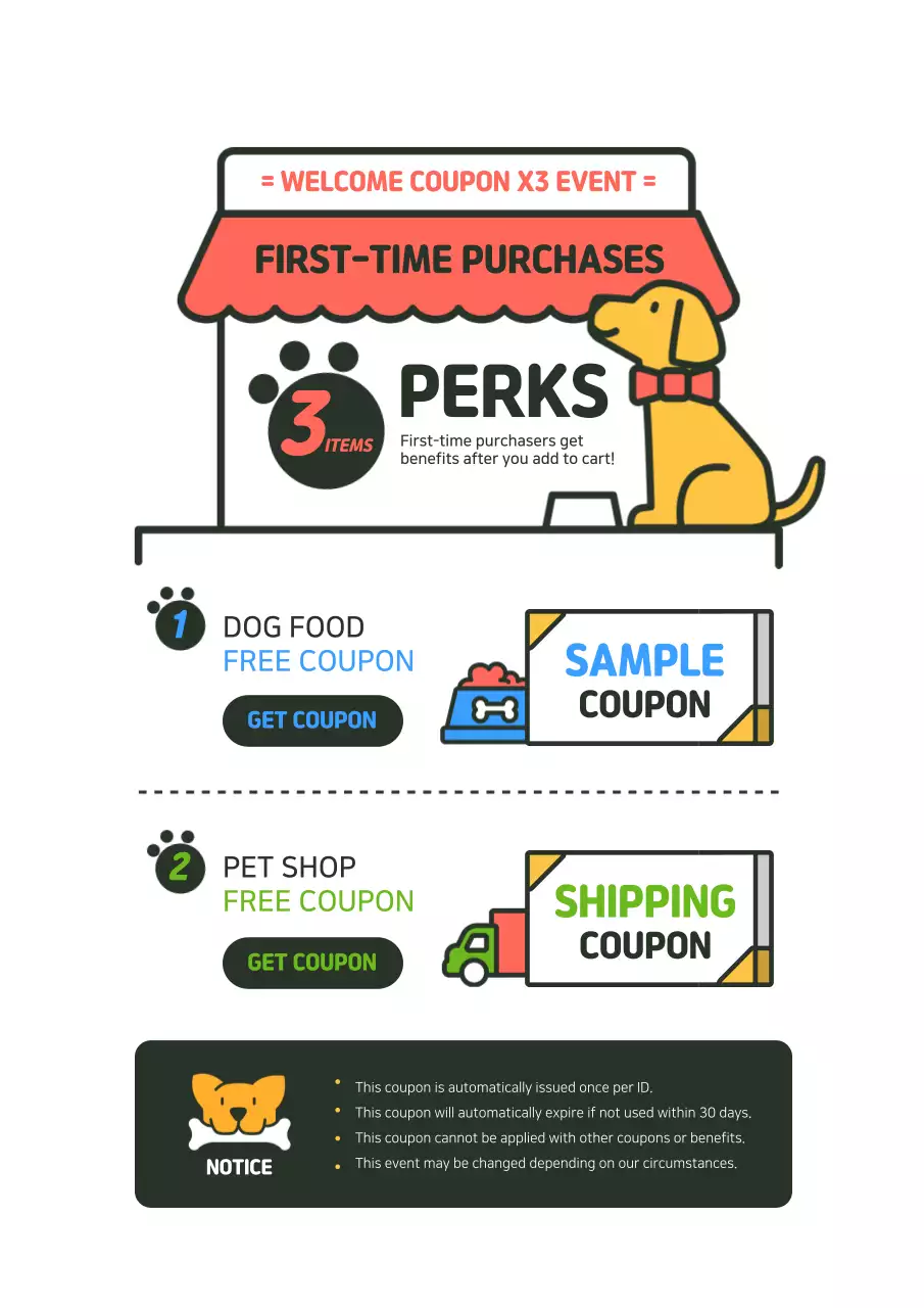 Yellow Trendy Pet Promotion Poster