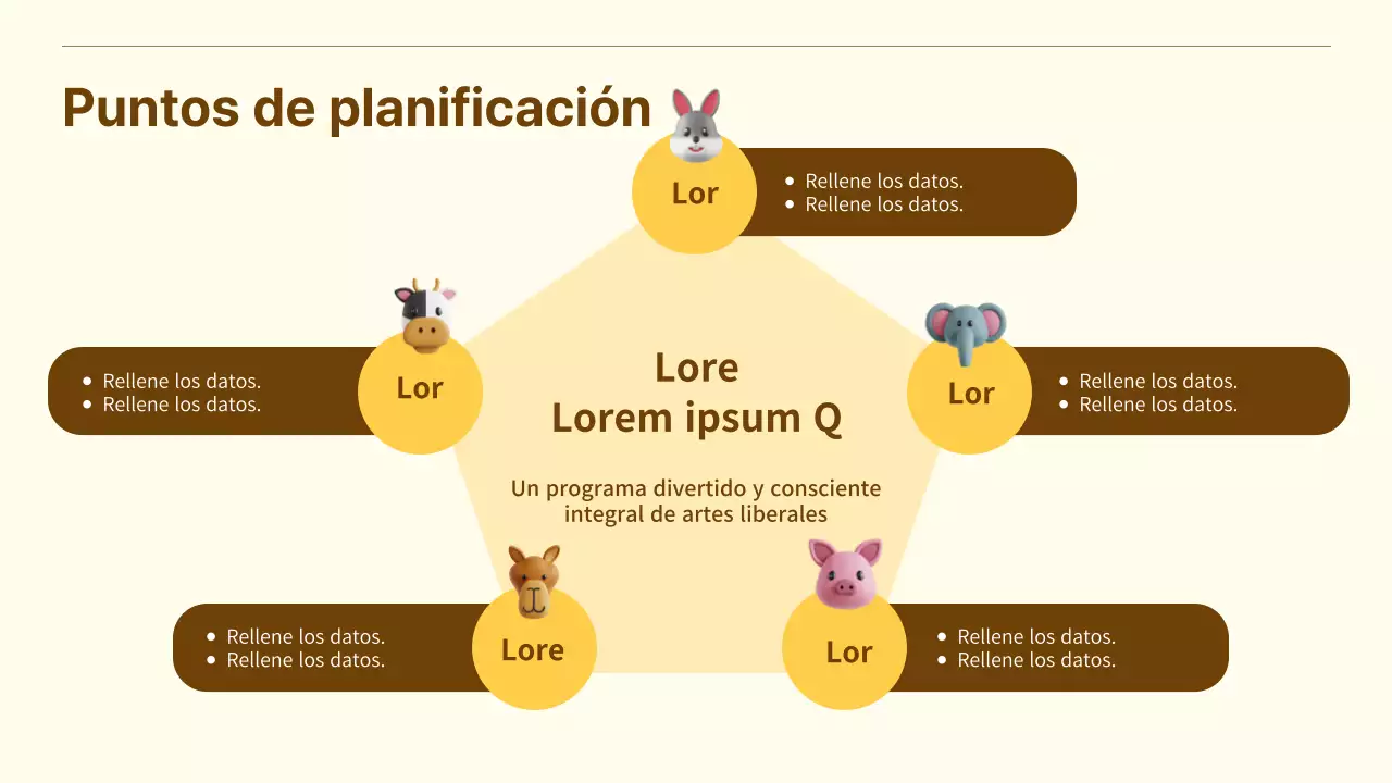 Una bonita propuesta de patrocinio empresarial en amarillo