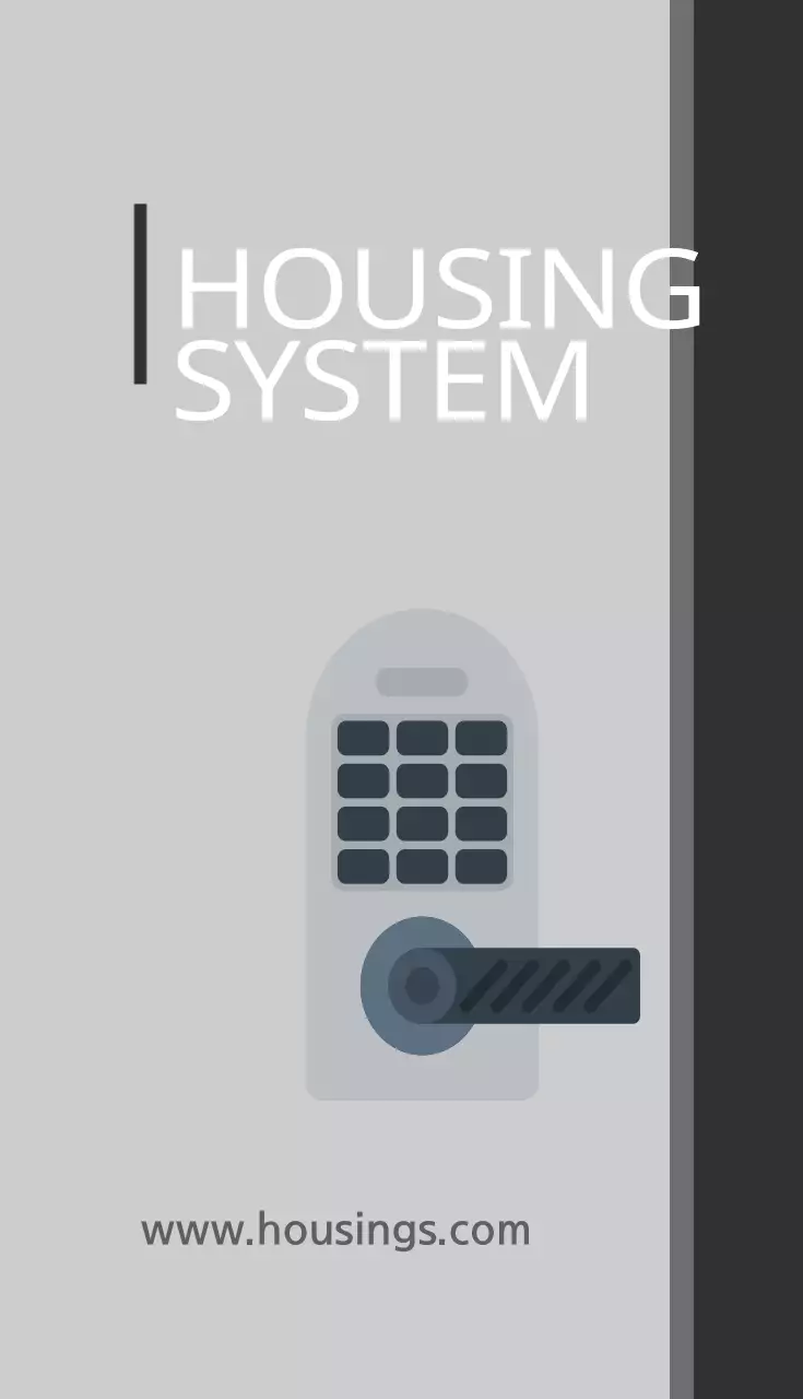 Kartu Nama Iklan Perumahan Minimal Abu-abu