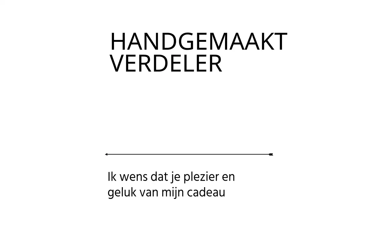 HANDGEMAAKTE DIFFUSER