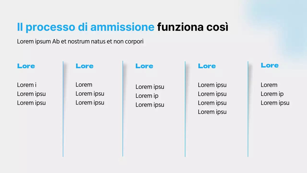 Guida alla vita in ospedale con colori blu, linee pulite e ombre