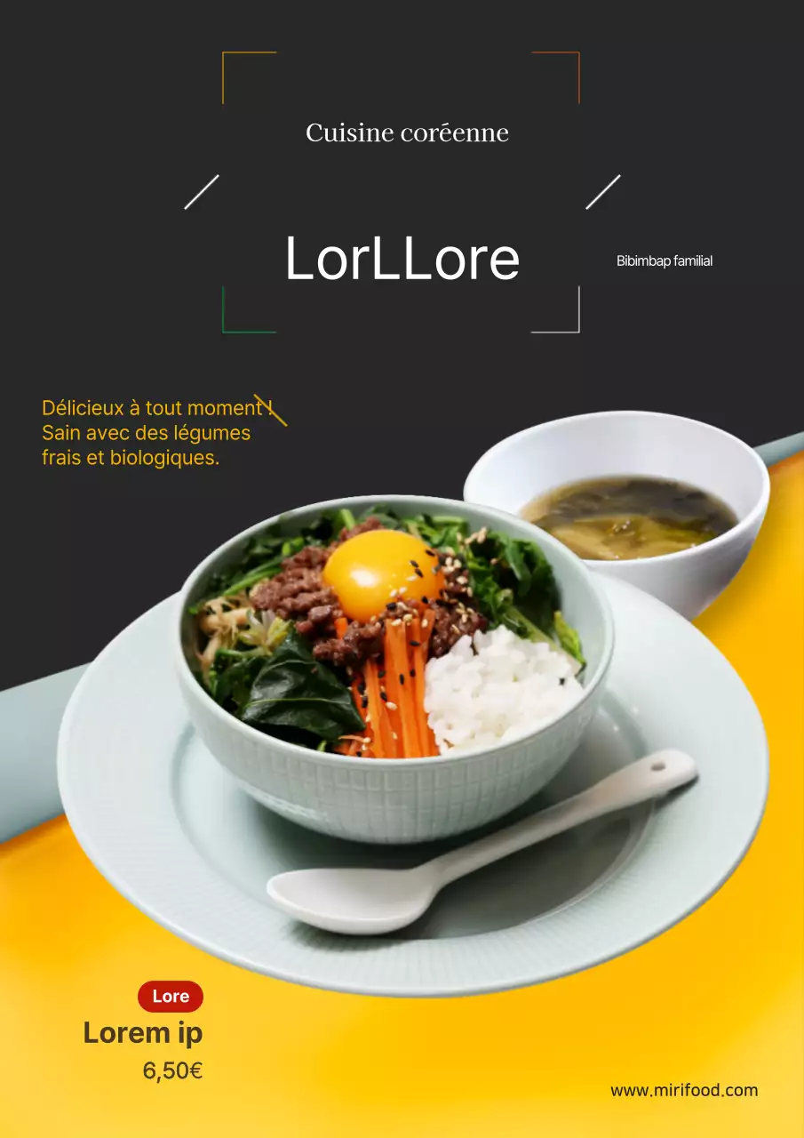 Promouvoir le menu de votre saladerie