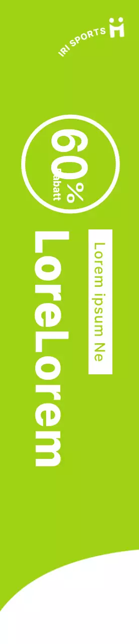 Ein klares Konzept in Weiß und Limonengrün für die Ankündigung und Bewerbung von Open-Sale-Veranstaltungen für Sportbekleidung.