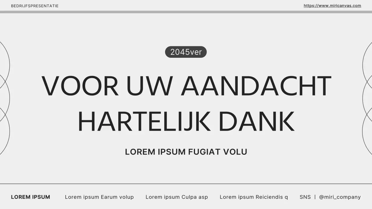 Grijs en zwart monotoon voor een eenvoudige bedrijfspresentatie