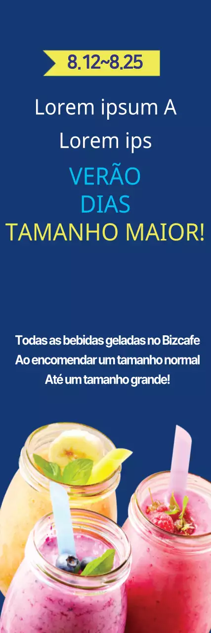 verão! Tamanho acima