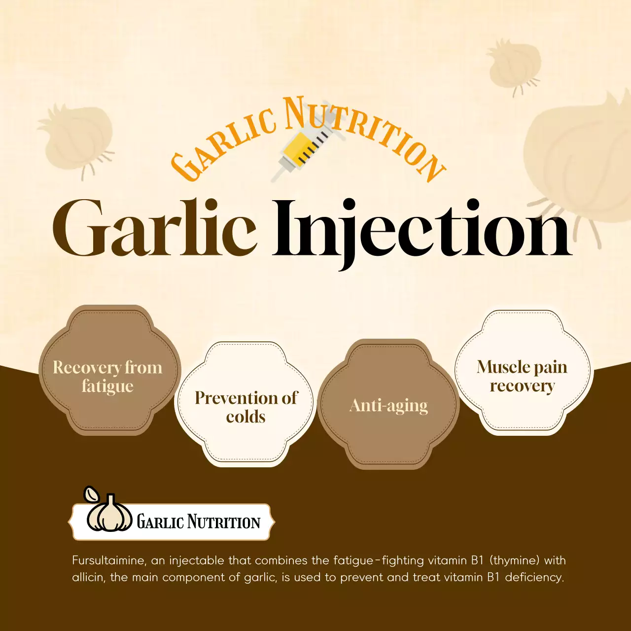 Beige Simple Health Promotion Social Media Post