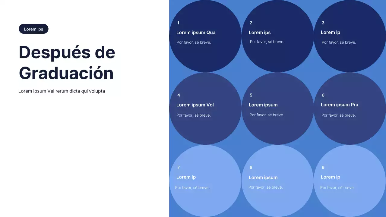 Una sencilla carta de presentación del departamento de tutoría en azul y azul claro