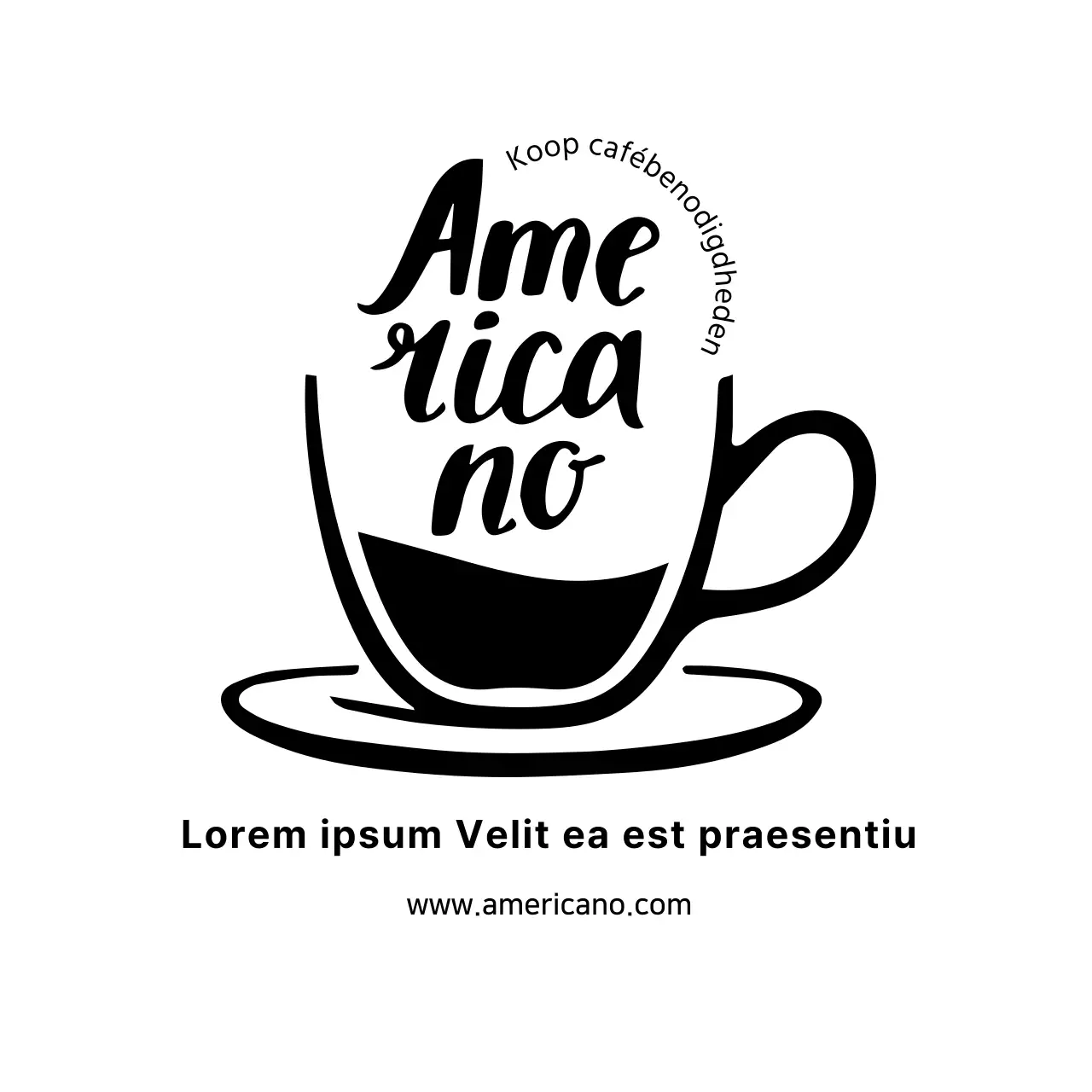 Plastic café tassen