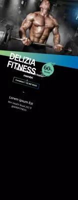 Stile pulito in verde lime e blu per reclutare e promuovere nuovi membri del Diet Petite Shop.