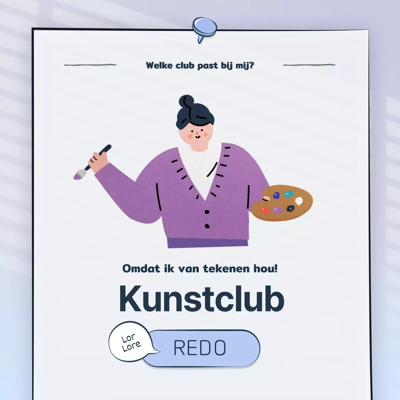 Psychologische testconcepten met leuke illustraties