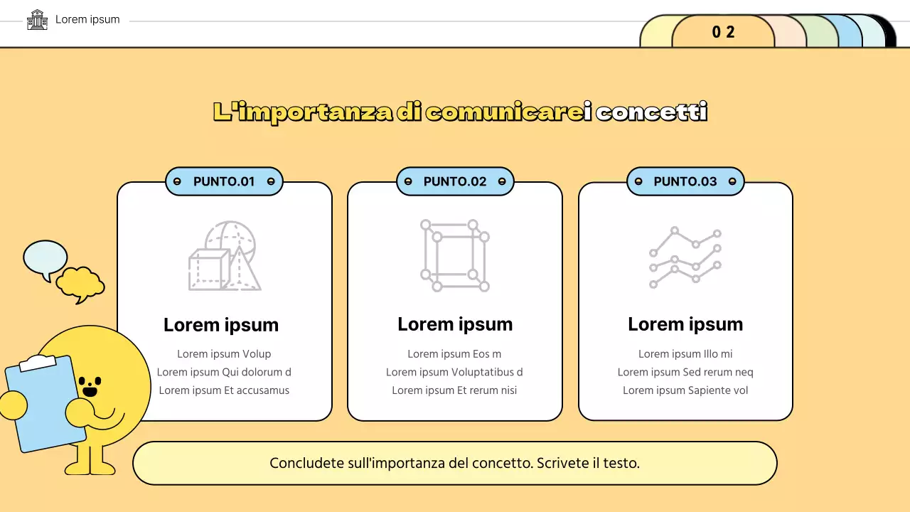 Simpatiche cartelline in colori pastelloConsegnano il concetto di educazione scolastica