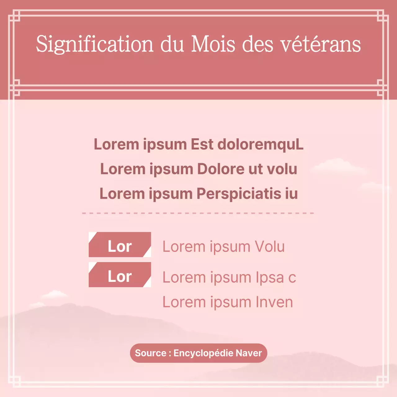 Le drapeau du jour du souvenir