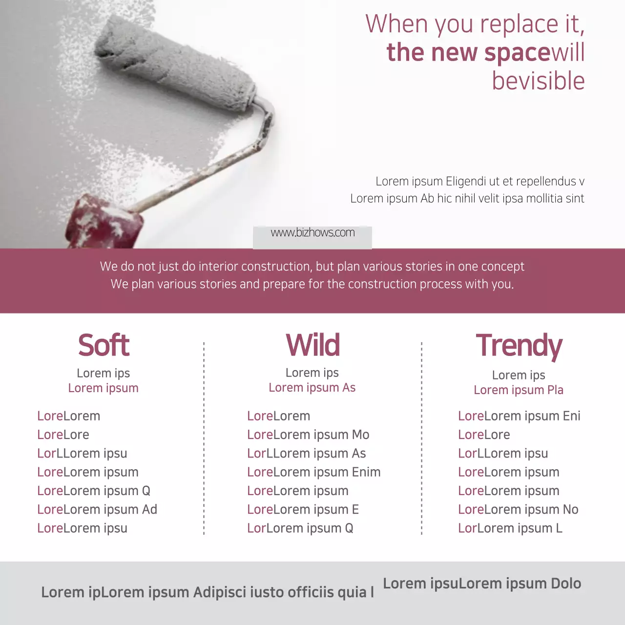 White Modern Interior Design Promotion Banner