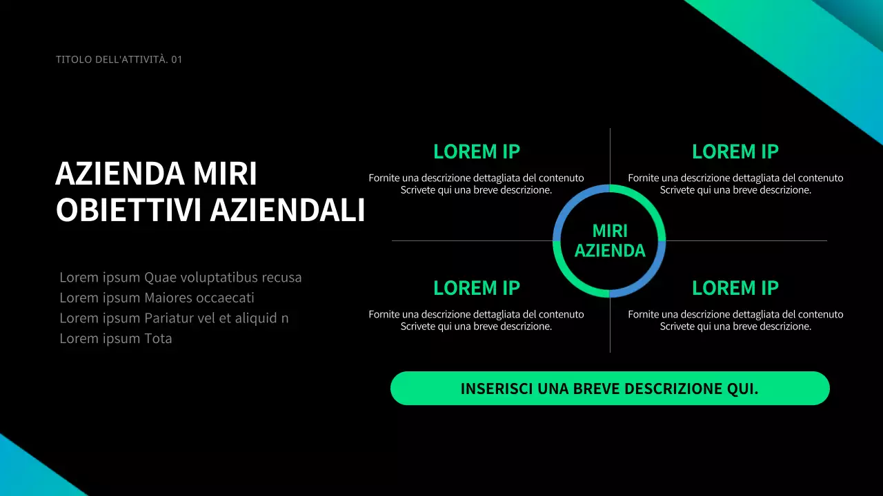 Business in nero e sfumature