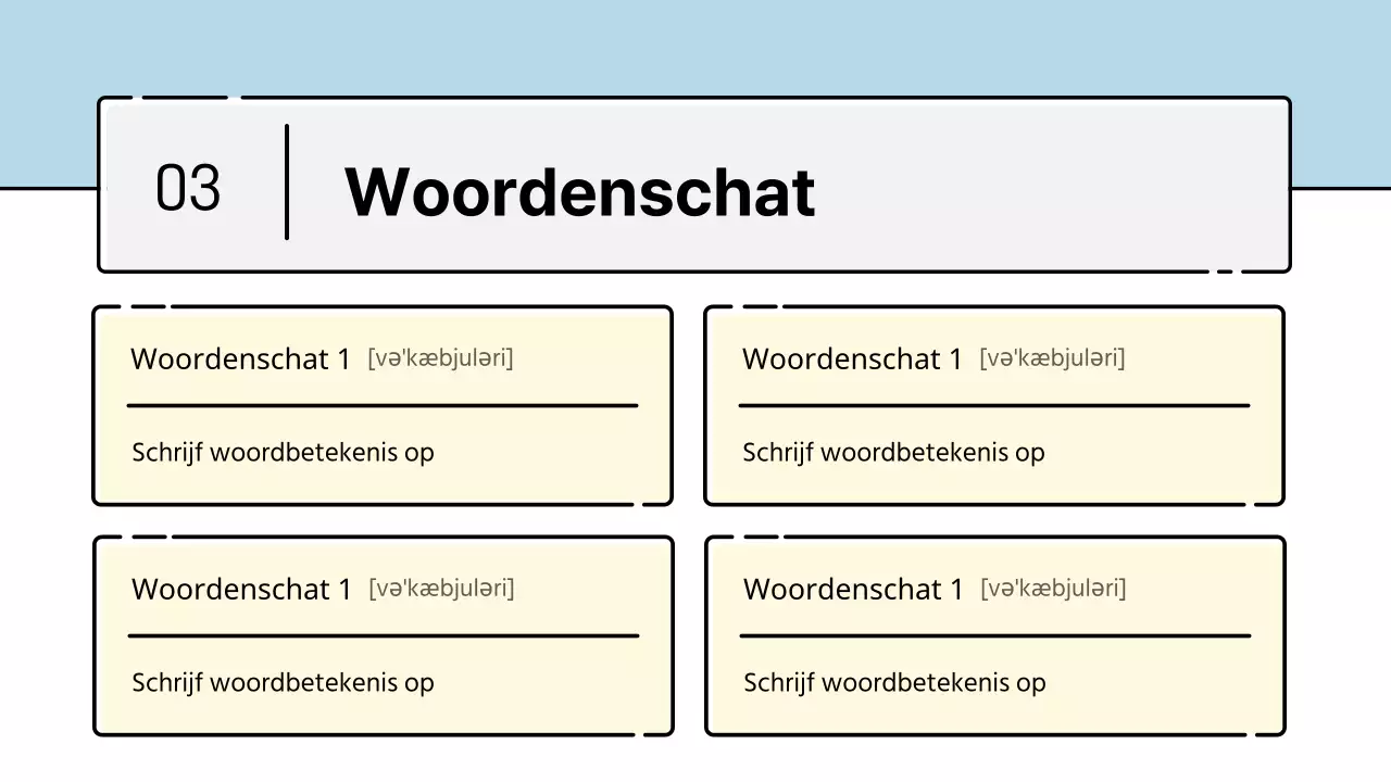Schattige educatieve karakterstijl in lichtblauw