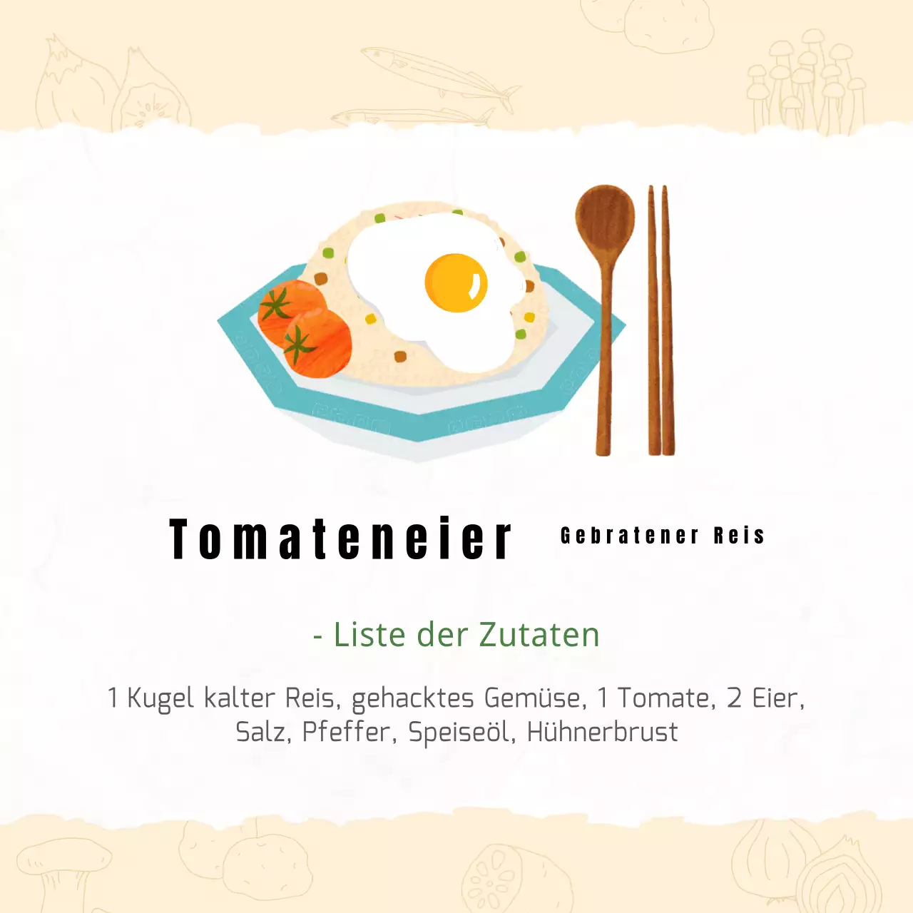 Beige's kulinarischer Rezeptaustausch