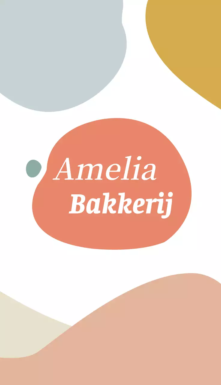 Rood Schattig Patroon Bakkerij