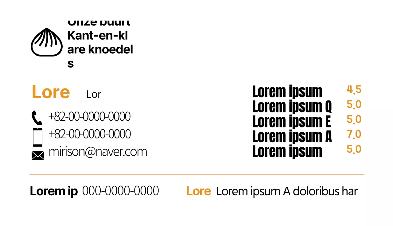 Geel patroon illustratie schattig voedsel knoedels