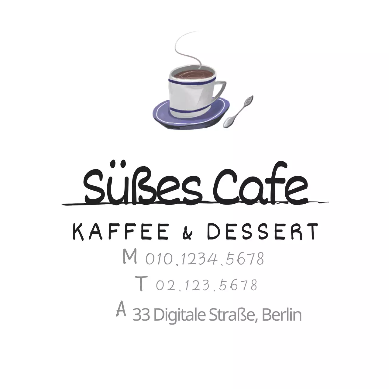 Süßes Cafe