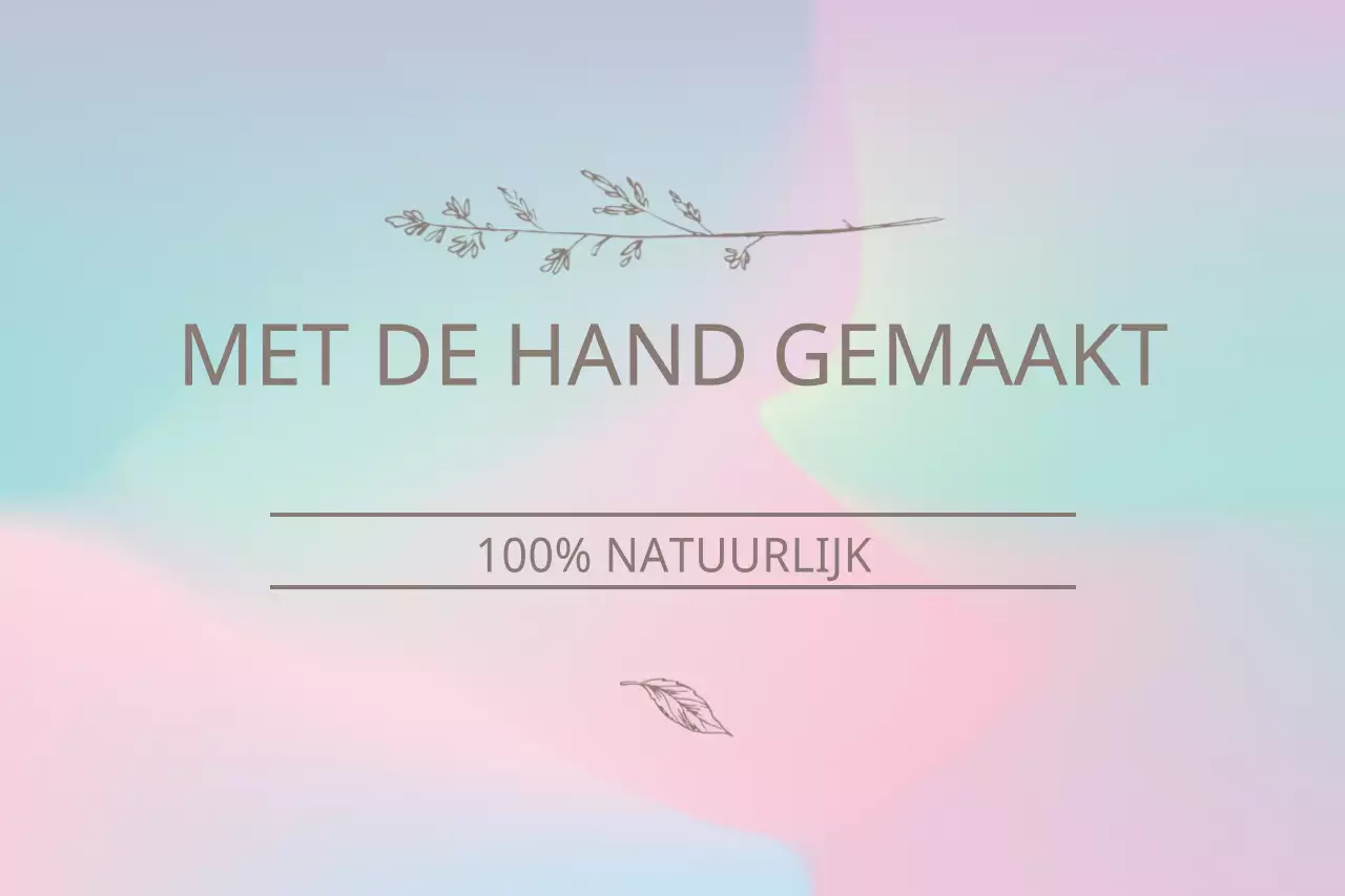 MET DE HAND GEMAAKT
