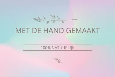 MET DE HAND GEMAAKT