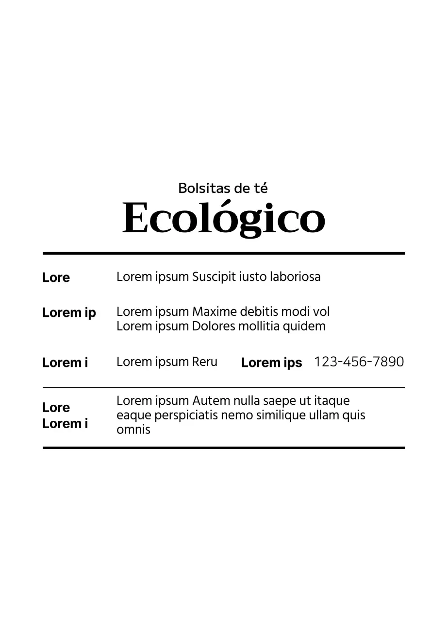 Bolsitas de té de frutas ecológicas con ilustraciones de frutas