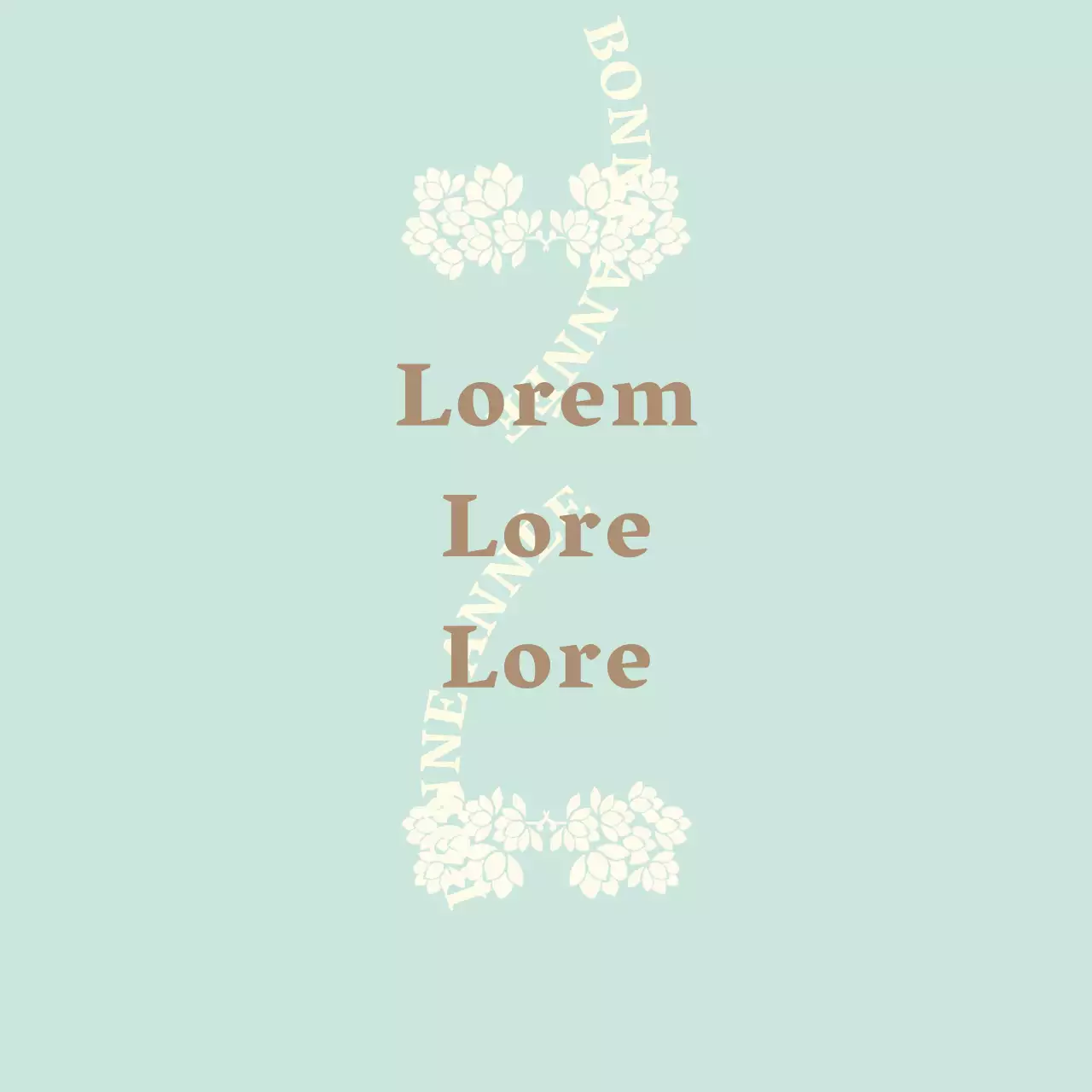 Étiquette cadeau traditionnelle avec illustration bleue