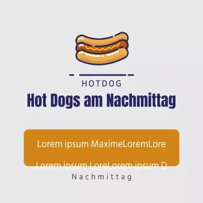 Hot Dogs am Nachmittag