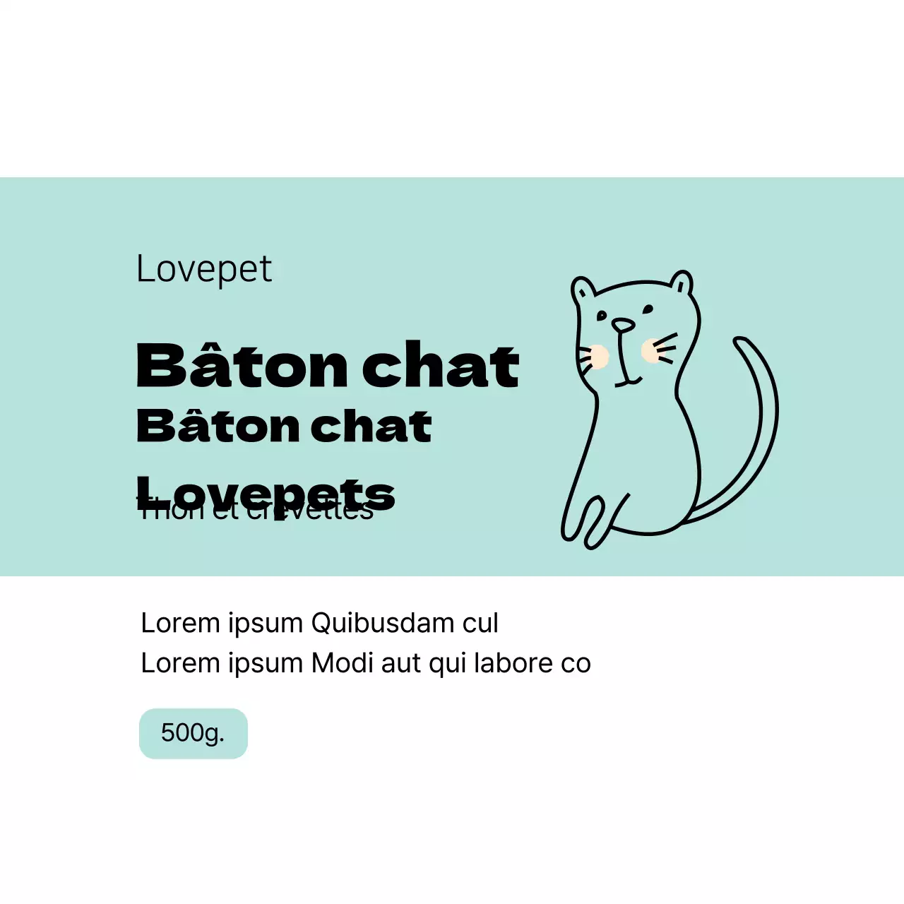 illustration bleu clair icône d'une étiquette soignée pour animal de compagnie