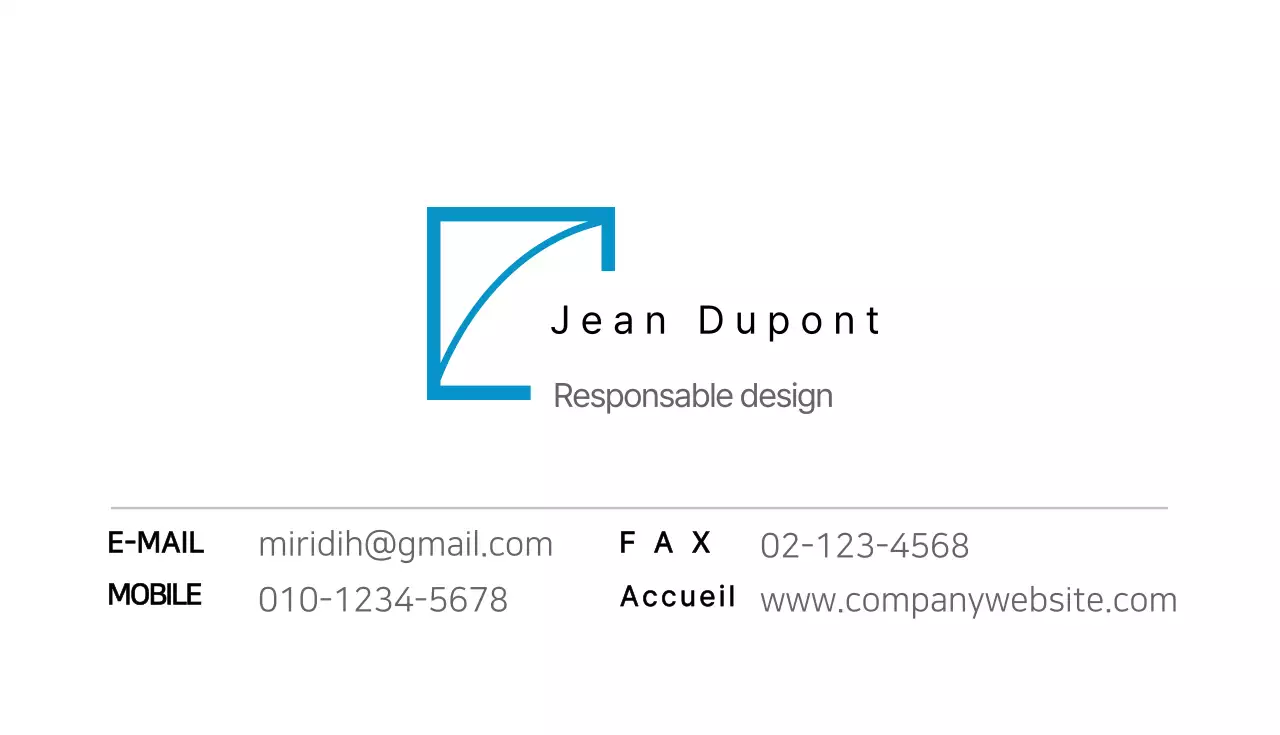 Carte de visite du studio