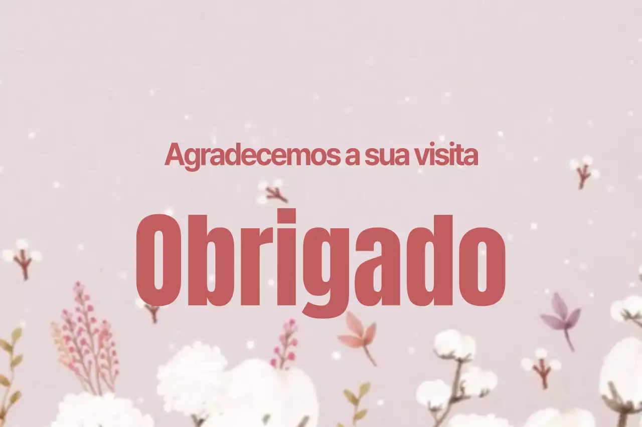 Obrigado pela sua visita