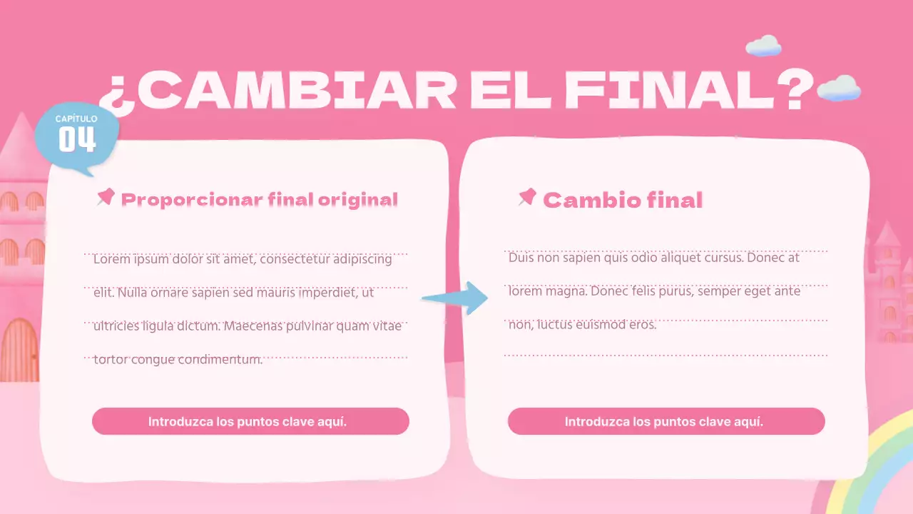 Una linda princesa rosa de cuento de hadas lección de actuación