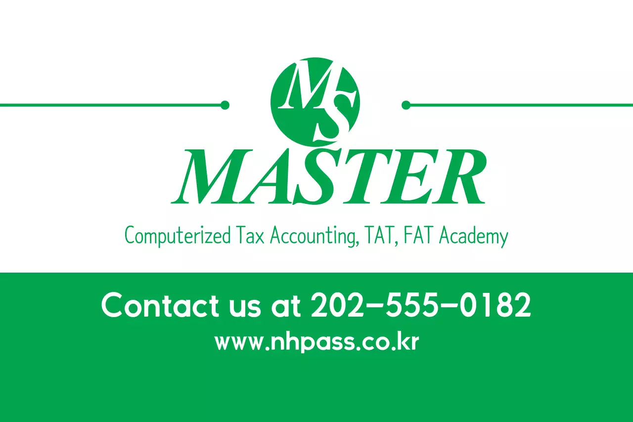 Green Modern Accounting Promotion Banner