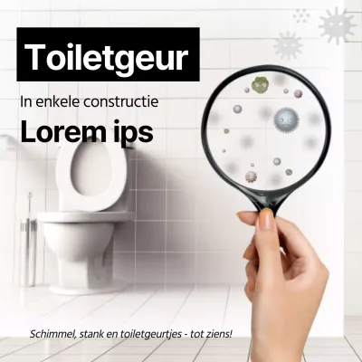 Schimmelgeur Toiletgeur 100% verwijderd in slechts één installatie Bedrijfspromotie