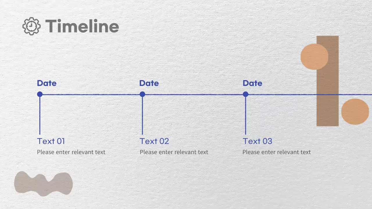 회색과 주황색의 기하학적 마케팅 회의록 보고서