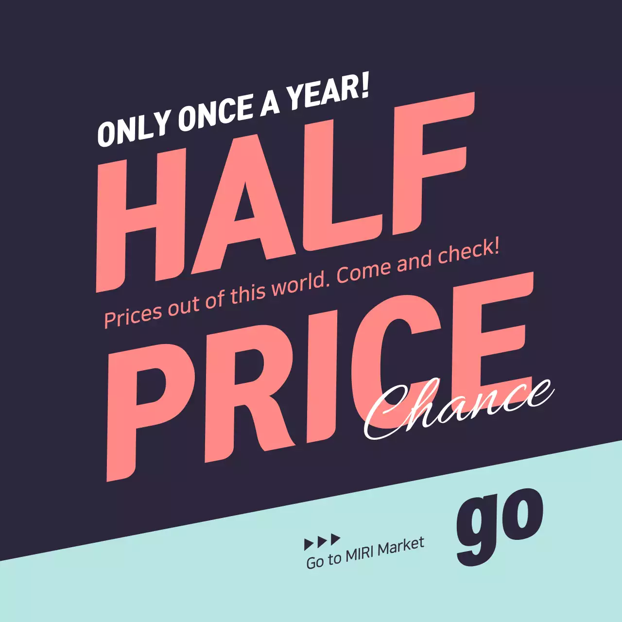 Pink Bold Sale Promotion Instagram Post