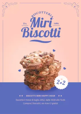Il negozio di biscotti rosa e blu: evento happy hour 2+2
