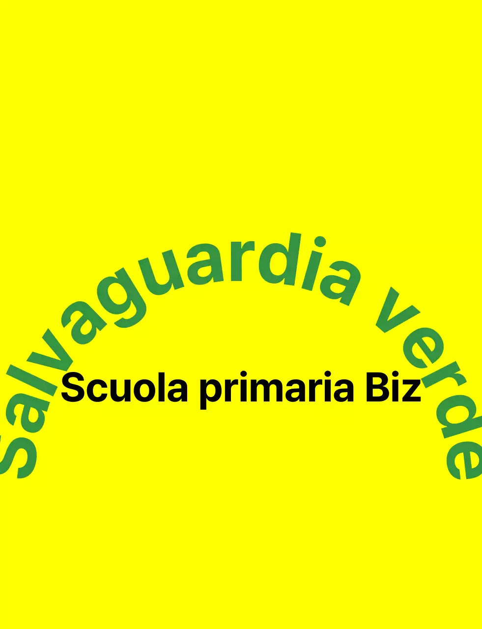 Gilet dei genitori con logo dell'Associazione dei genitori illustrato in verde e colorato