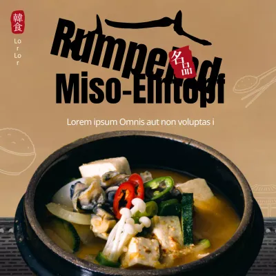 Oolong-Miso-Eintopf Koreanisches Thema