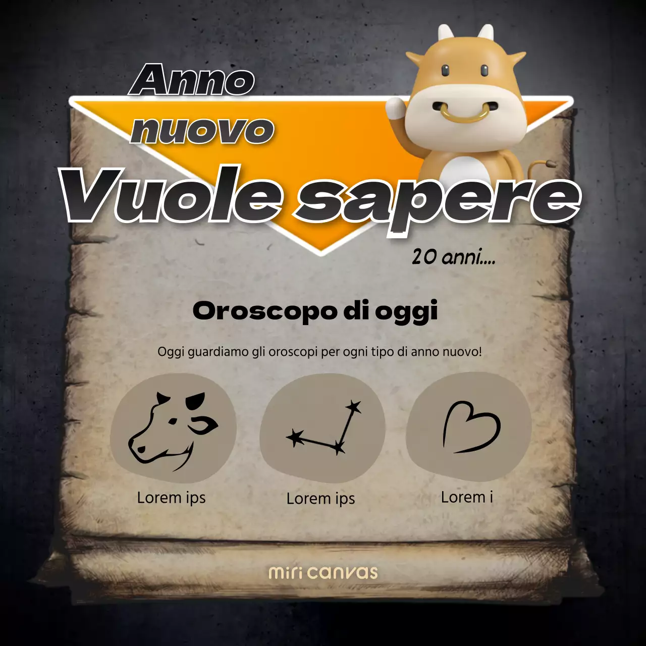 L'evento dell'oroscopo di Capodanno "Si tratta del titolo".