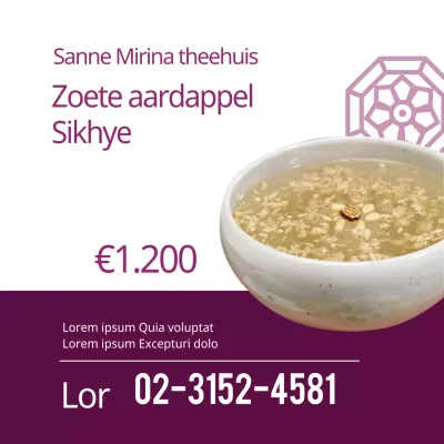Zoete aardappel Amazake